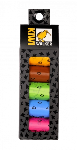 Kiwi Walker pungi ecologice pentru excremente 5 role