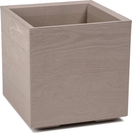 Ghiveci Karo Eco Coffee latte 40 × 40 cm pe roți