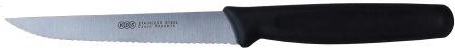 Cuțit pentru friptură cu mâner negru 115 mm