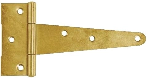 Balamă triunghiulară 100 × 30 × 65 × 2 mm, zincată galben