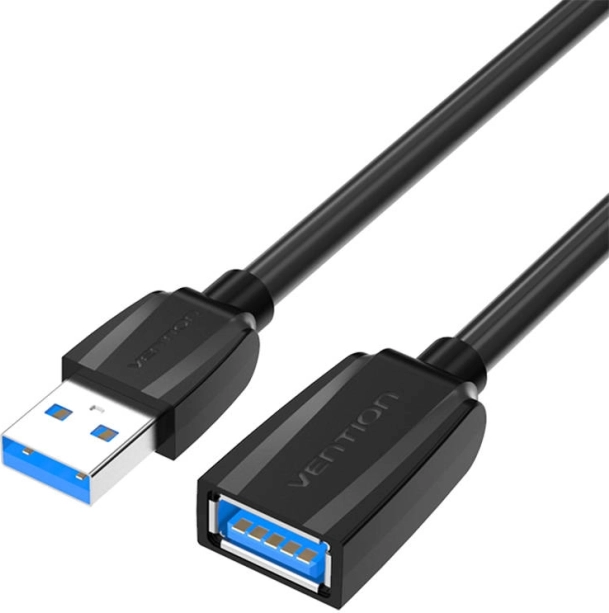 Cablu prelungitor USB 3.0 tată la USB mamă Vention VAS-A45-B300 3m (negru)