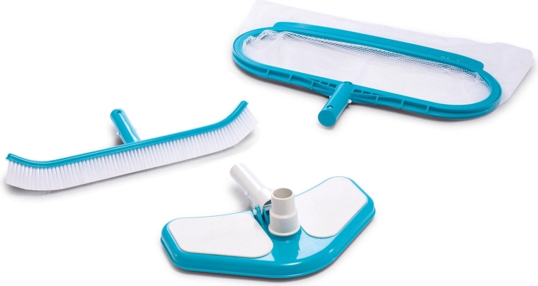 Set de accesorii pentru curățarea piscinei INTEX – plasă, perie și cap aspirator
