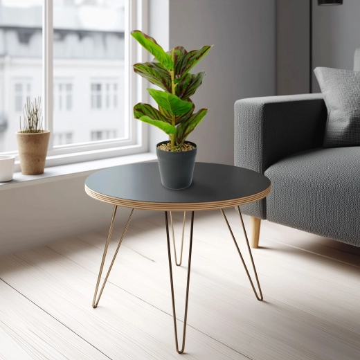 Plantă decorativă artificială zebrină verde/neagră