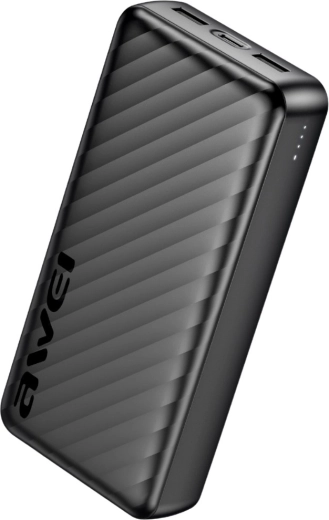 Awei powerbank 20000 mAh p6k pro 2× USB-A/USB-C - 1 bucată