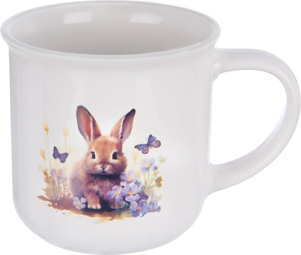 Cană ceramică de primăvară cu iepuraș 0,35 l