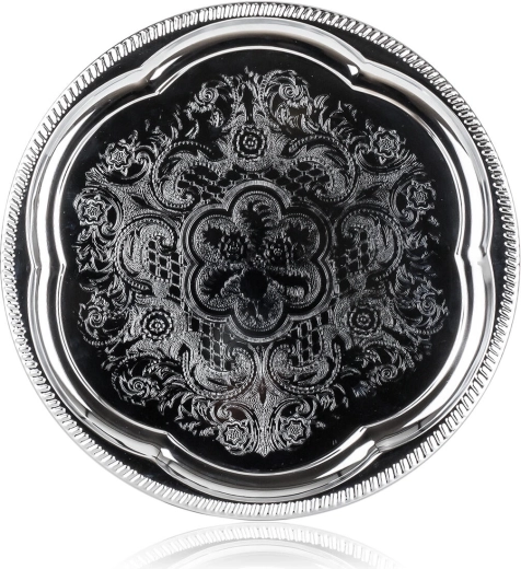 Tavă AKCENT din metal cromat 35 cm