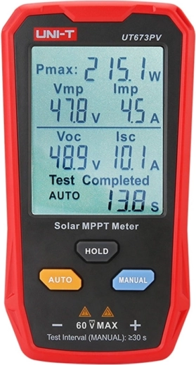 Tester solar MPPT Uni-T UT673PV