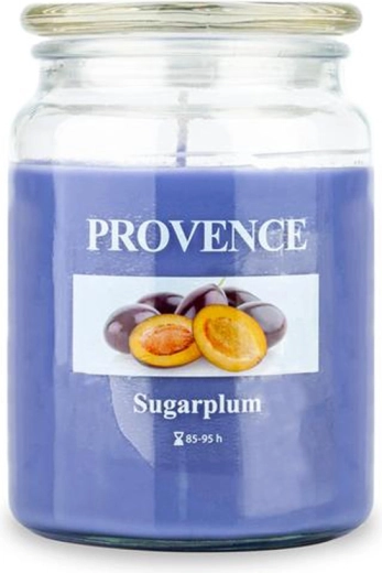 Lumânare parfumată în pahar PROVENCE prună 95 de ore