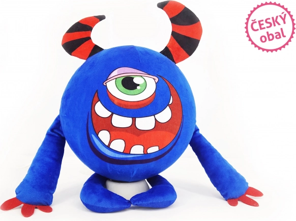 Minge gonflabilă de pluș - ciclop cu coarne 30 cm
