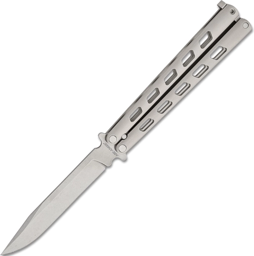 Cuțit balisong Cold Steel Arc Angel, 11,4 cm, satin, mânere din aluminiu