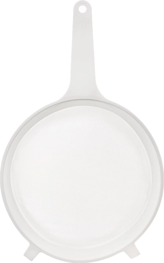 Strecurătoare fină albă din plastic, 25 cm