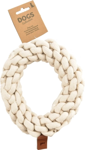 Inel din frânghie de bumbac pentru câini 18 cm