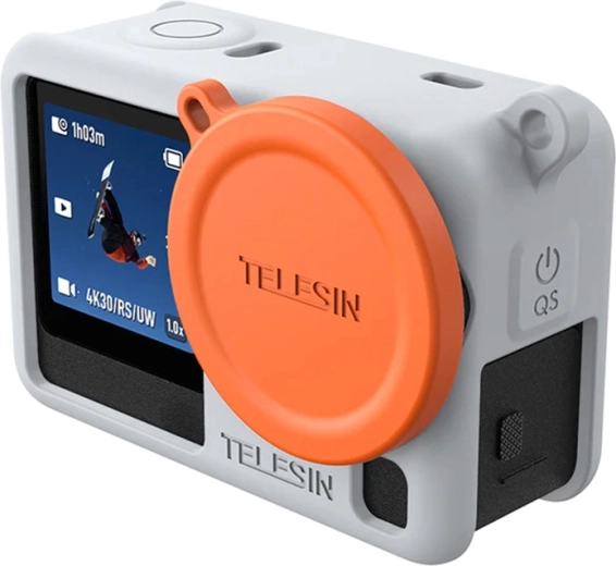 Husă de protecție din silicon Telesin pentru DJI Osmo Action 6, gri