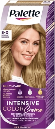 Palette Intensive Color Creme 8-0 blond deschis, 50 ml
