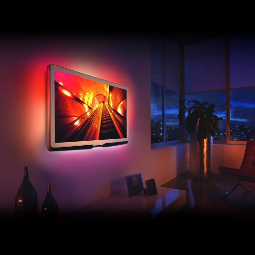 Bandă LED RGB pentru iluminarea de fundal a televizorului