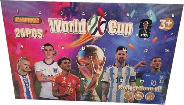 Calendar de Advent cu motiv fotbalistic - 1 bucată