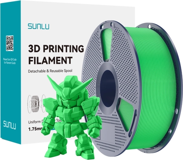 Filament Sunlu PLA+ 2.0 verde 1,75 mm