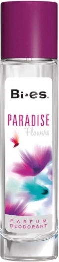 Deodorant de damă din sticlă BI-ES Paradise Flowers 75 ml