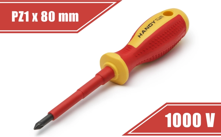 Șurubelniță izolată PZ1 × 80 mm