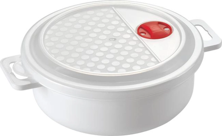 Recipient din plastic pentru cuptorul cu microunde cu capac 1,5 l HEIDRUN
