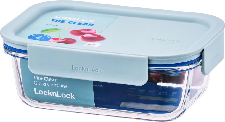 Tavă de copt din sticlă cu capac LOCKnLOCK Clear Glass 630 ml din sticlă borosilicată
