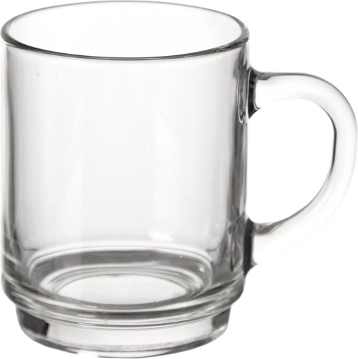 Cană din sticlă transparentă 270 ml, dreaptă
