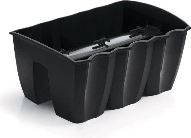 Jardinieră pentru balustradă Crown 39,3 cm antracit