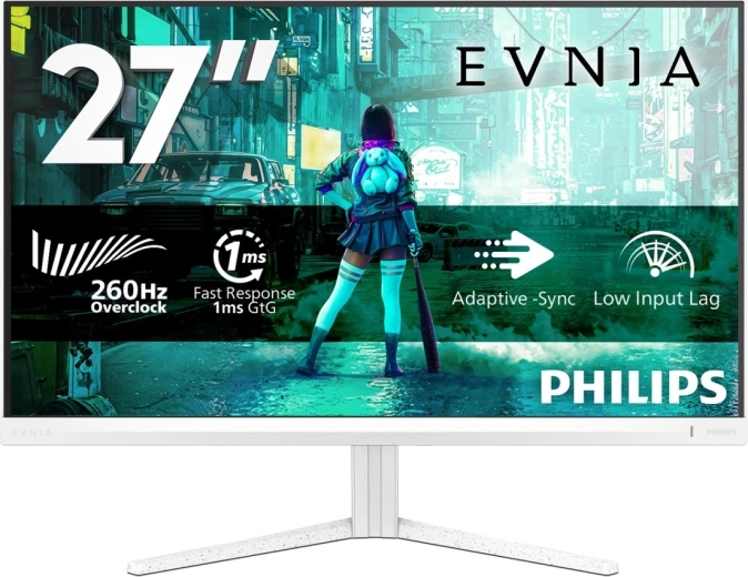 Monitor de gaming Philips Evnia 27" Fast IPS 260 Hz Full HD
