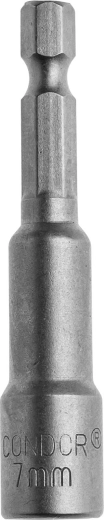 Adaptor magnetic 1/4" 7 mm, hexagonal