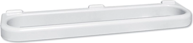 Suport din plastic pentru prosoape 45,8 × 10,9 cm, alb