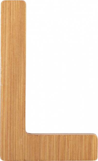 Literă L din bambus small foot