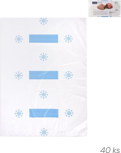 Pungi pentru congelare Extra 40 × 30 cm, 40 buc.