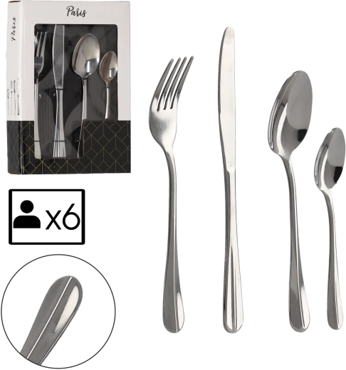 Set de tacâmuri Paris 24 piese