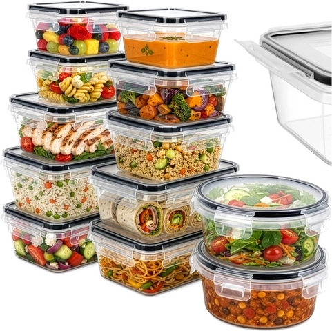 Set de recipiente pentru alimente Zortiva 12 buc. (fără BPA)