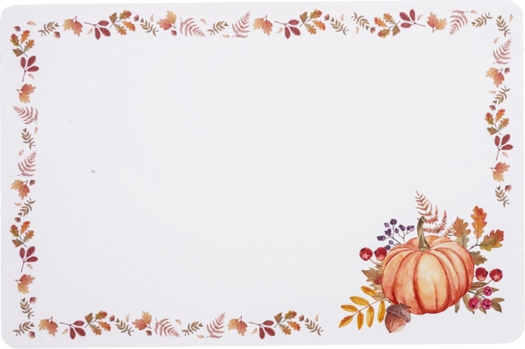 Suport de masă din plastic Toamnă 43 × 28 cm - 1 bucată