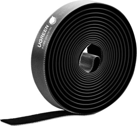 UGREEN LP124 organizator de cabluri – bandă cu arici 2 m, neagră