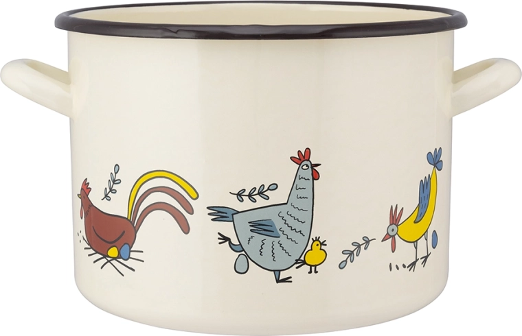Oală clasică cu capac Kurki 5,8 l, 22 cm