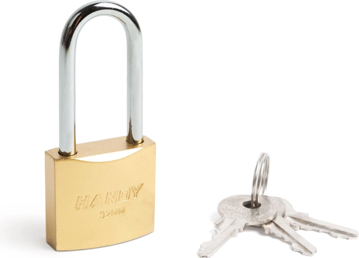 Lacăt cu arc lung, 32 mm, cu arc de 5 mm