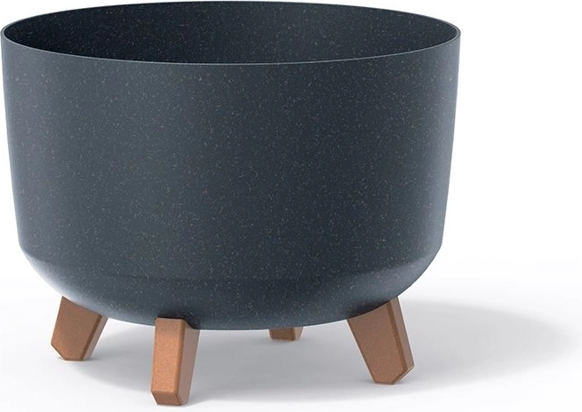 Ghiveci Gracia Standard Eco Wood 33,9 cm antracit