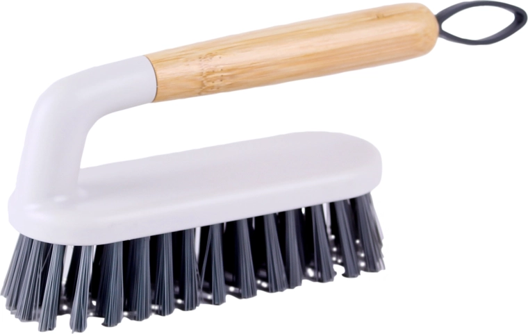 Perie de podea cu mâner din bambus 21,5 × 5 × 9,5 cm