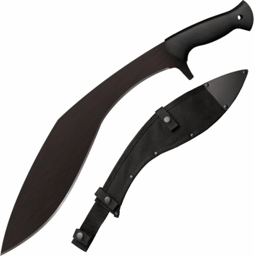 Macetă Cold Steel Royal Kukri 36 cm, neagră, polipropilenă, teacă Cor-Ex