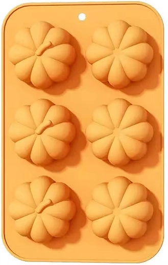 Formă din silicon dovleac portocalie 27 × 17 × 3 cm