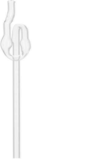 Dop de fermentație din sticlă, 8 mm, pentru fermentare acasă