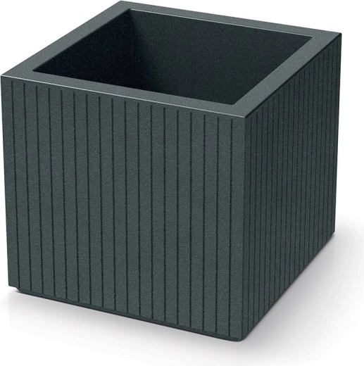Ghiveci Coro Square 40 × 40 cm grafit