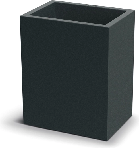 Ghiveci Cubla Case înalt 36 cm – gri închis
