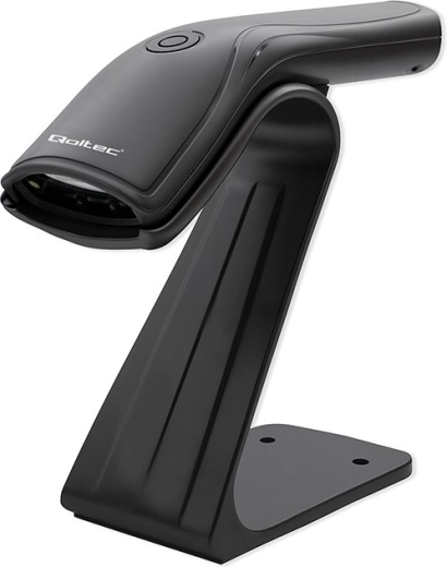 Cititor laser de coduri de bare Qoltec 1D cu suport USB