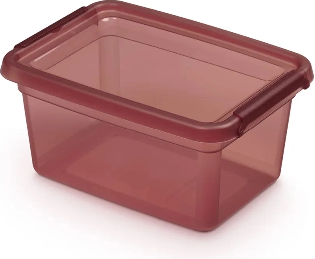 Basestore caserolă pentru alimente cu capac și clipsuri Rhubarb 1,5 l