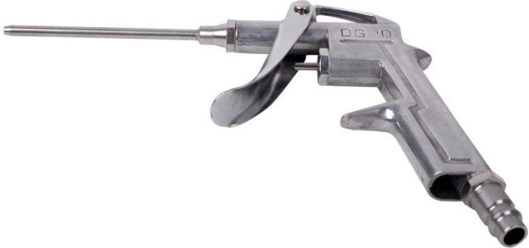 Pistolă de suflare cu duză lungă