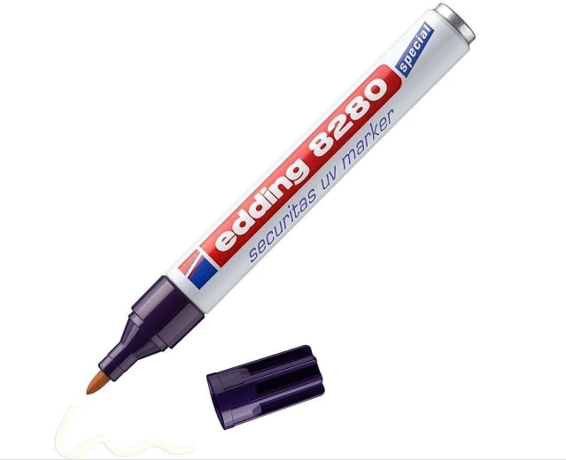 Marker Edding UV pentru marcaj ascuns 1,5–3 mm