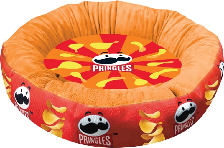 Culcuș Pringles pentru animale de companie Red